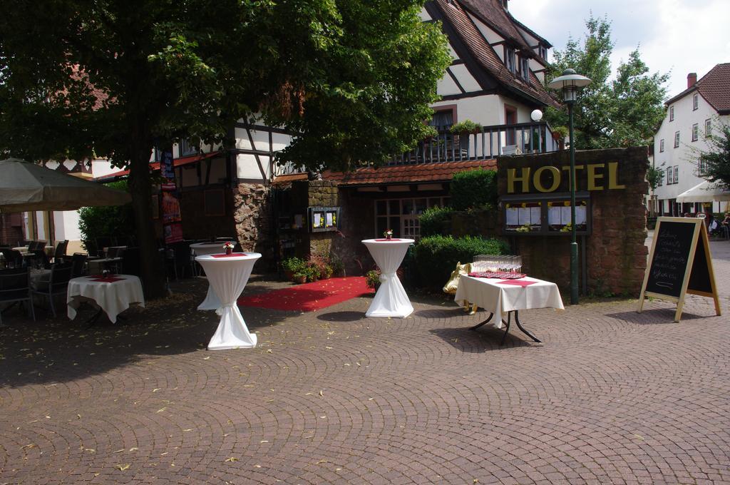 Hotel Restaurant Altes Badhaus 에베르바흐 외부 사진