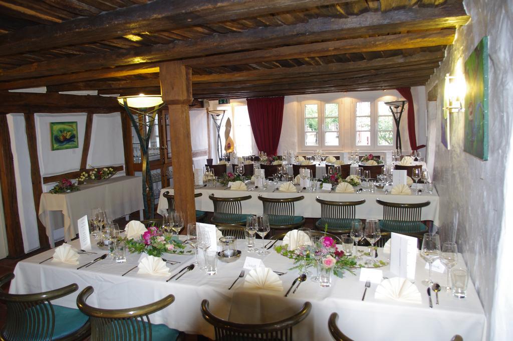 Hotel Restaurant Altes Badhaus 에베르바흐 외부 사진