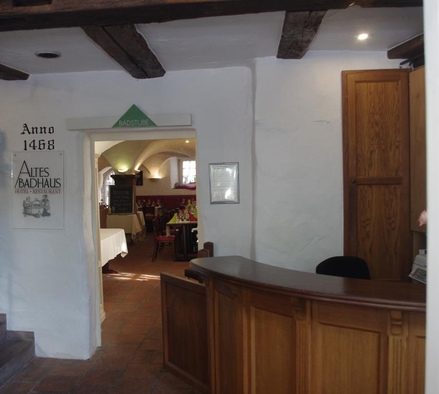 Hotel Restaurant Altes Badhaus 에베르바흐 외부 사진