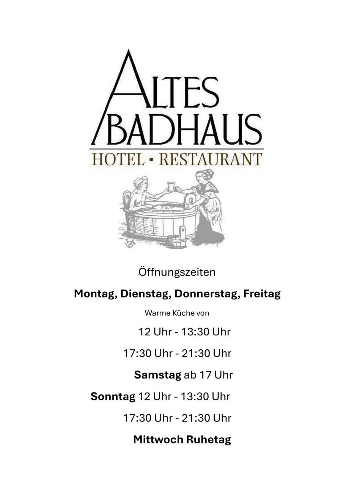 Hotel Restaurant Altes Badhaus 에베르바흐 외부 사진