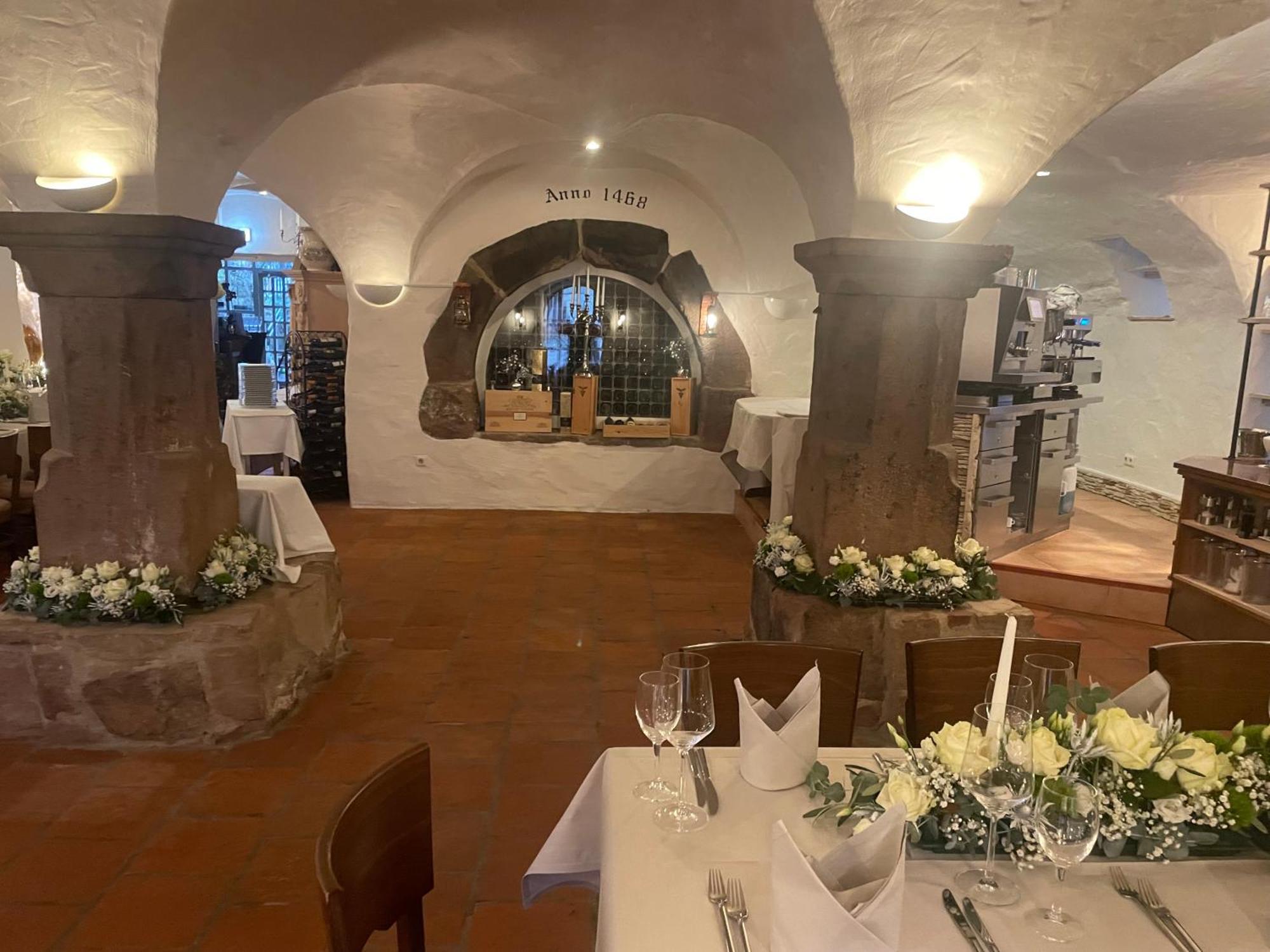 Hotel Restaurant Altes Badhaus 에베르바흐 외부 사진