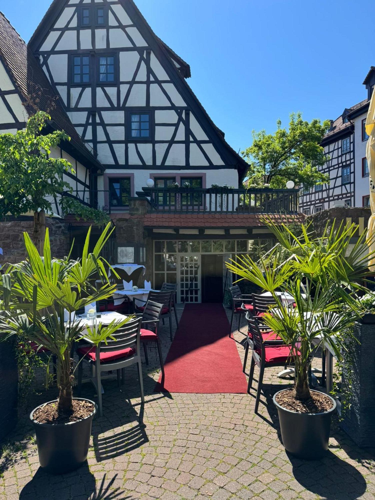 Hotel Restaurant Altes Badhaus 에베르바흐 외부 사진
