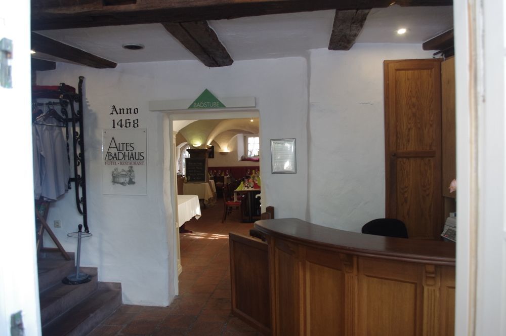 Hotel Restaurant Altes Badhaus 에베르바흐 외부 사진